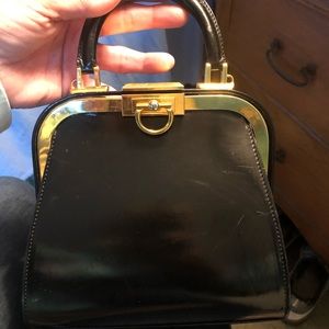 Christian Dior black dinner purse